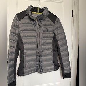 Michael Kors Women's Two-Tone Gray Puffer Jacket